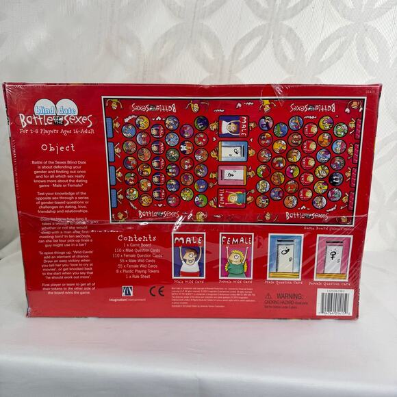 Battle of the Sexes BLIND DATE board Party Game - Picture 2 of 8